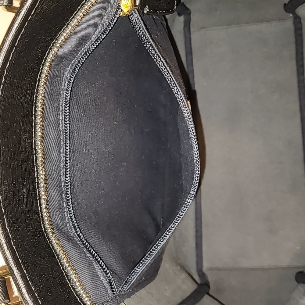 EUC Coach Saffiano Leather North South City Tote Bag- Black - Picture 7 of 14